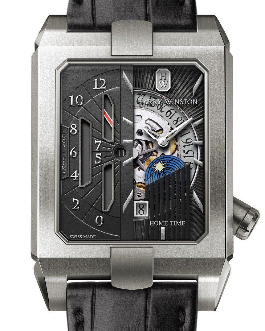 Harry Winston Avenue Dual Time Automatic Watch Watch Releases 