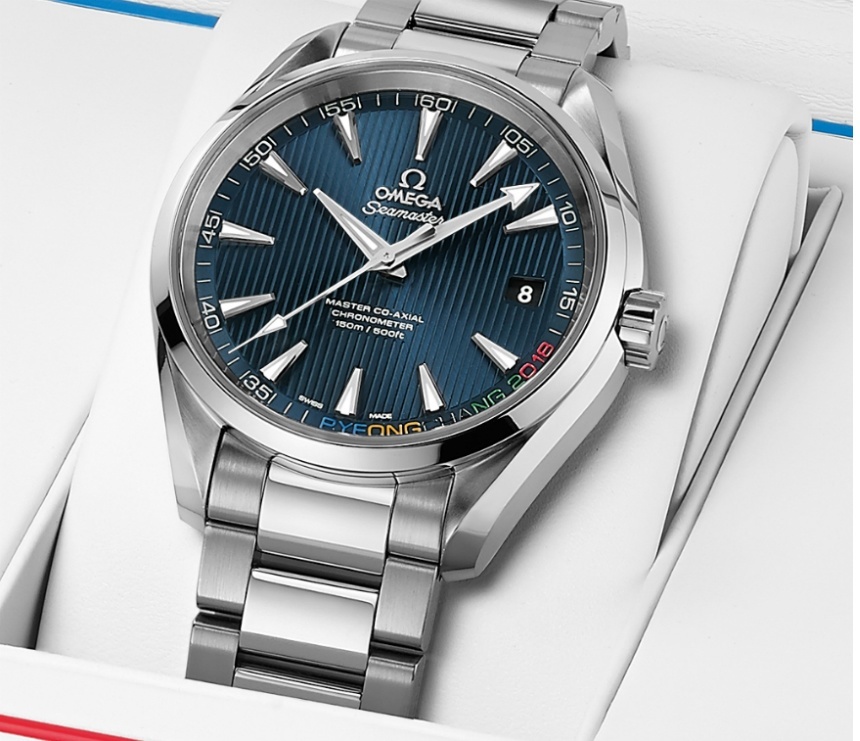 Omega Seamaster Aqua Terra ‘PyeongChang 2018’ Limited Edition Replica Watch For 2018 Olympics Releases