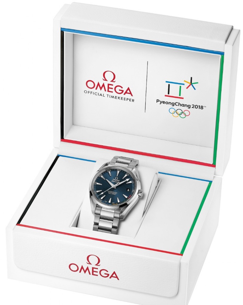 Omega Seamaster Aqua Terra ‘PyeongChang 2018’ Limited Edition Replica Watch For 2018 Olympics Releases