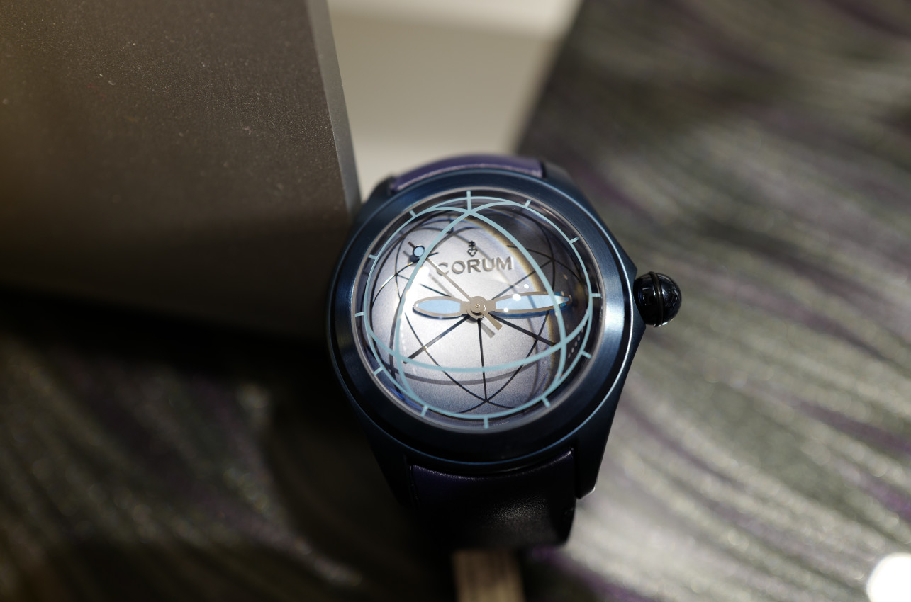 Take A Look At The Corum Heritage Bubble Sphere2 Stainless Steel/Blue Replica