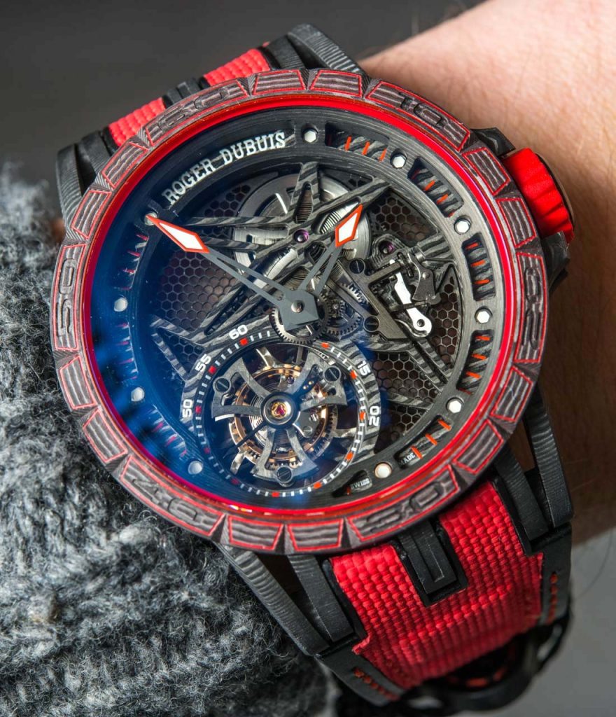 Detailed Review With The Roger Dubuis Excalibur Carbon Spider Men's Replica