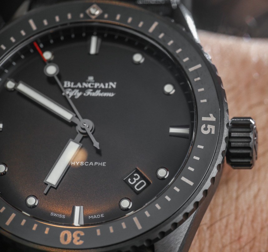 Blancpain Fifty Fathoms Bathyscaphe Watch In Ceramic For 2015 Hands-On Hands-On 