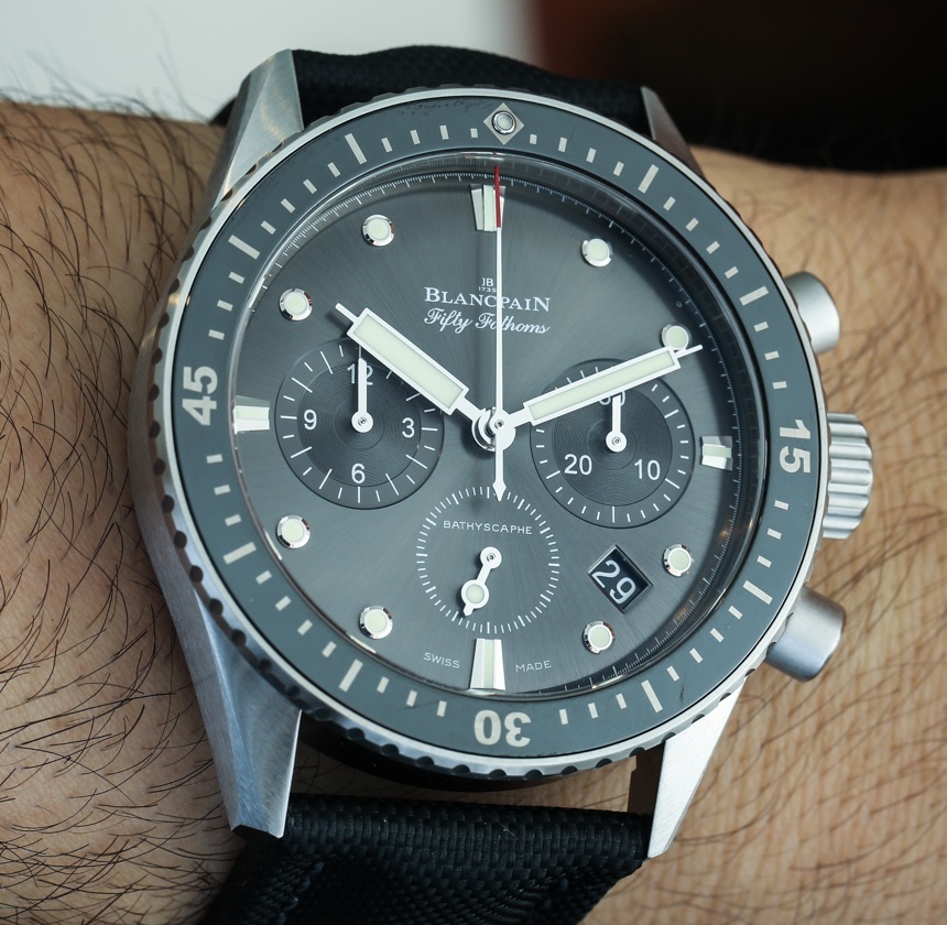 Blancpain Fifty Fathoms Bathyscaphe Flyback Chronograph Watch Hands-On Hands-On 